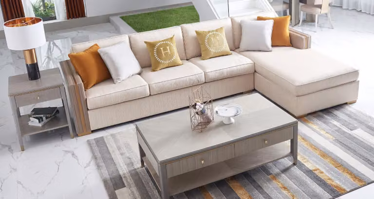 Ecksofa Textil Eck Wohnlandschaft Design Sofa Couch Italien Couchen Möbel