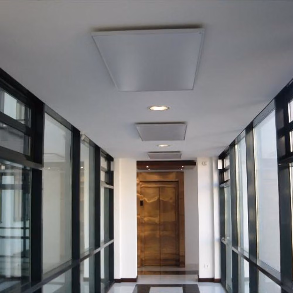 Riscaldatore a infrarossi XIMAX pannello riscaldante sospeso a soffitto bianco altezza 600 mm, larghezza 1200 mm 600 Watt