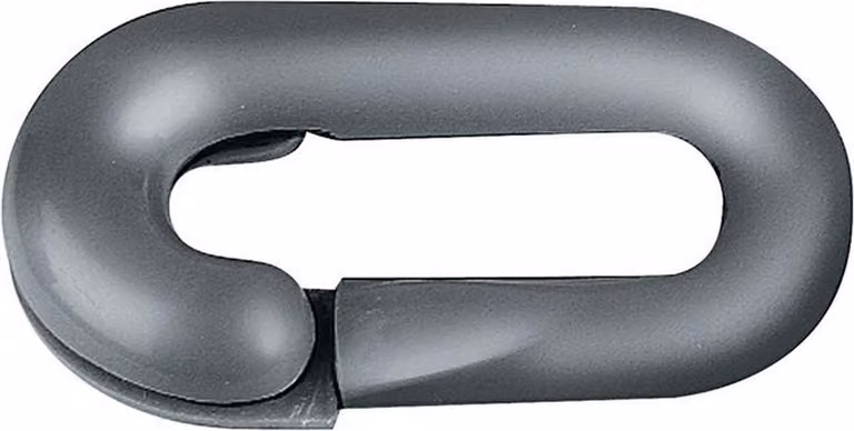 Maglia di emergenza nera 6 mm per catene a barriera 10 pz