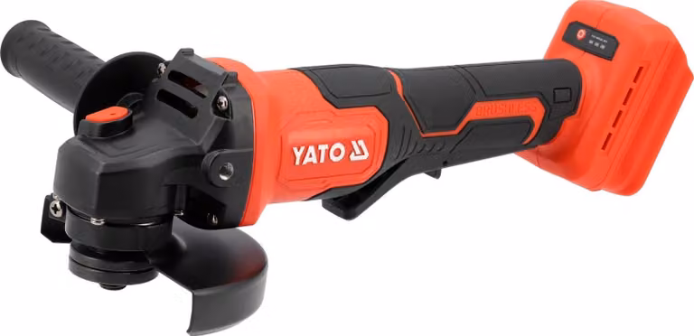 Smerigliatrice angolare da 125 mm, 18V, avviamento graduale, senza spazzole, senza batteria, YATO