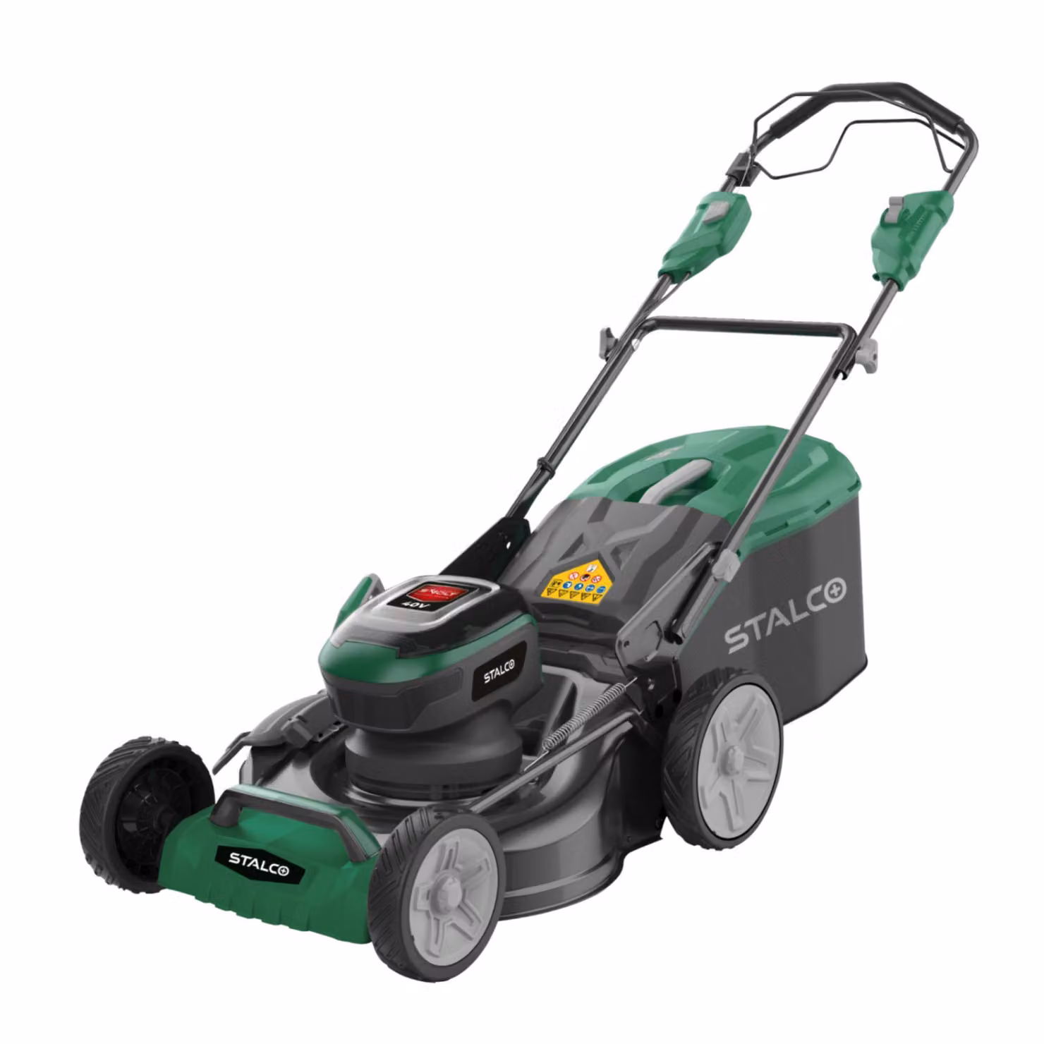 STALCO LMS40-51BLSP Tosaerba a batteria S-VOLT da 40V con trasmissione 4-in-1 da 51cm