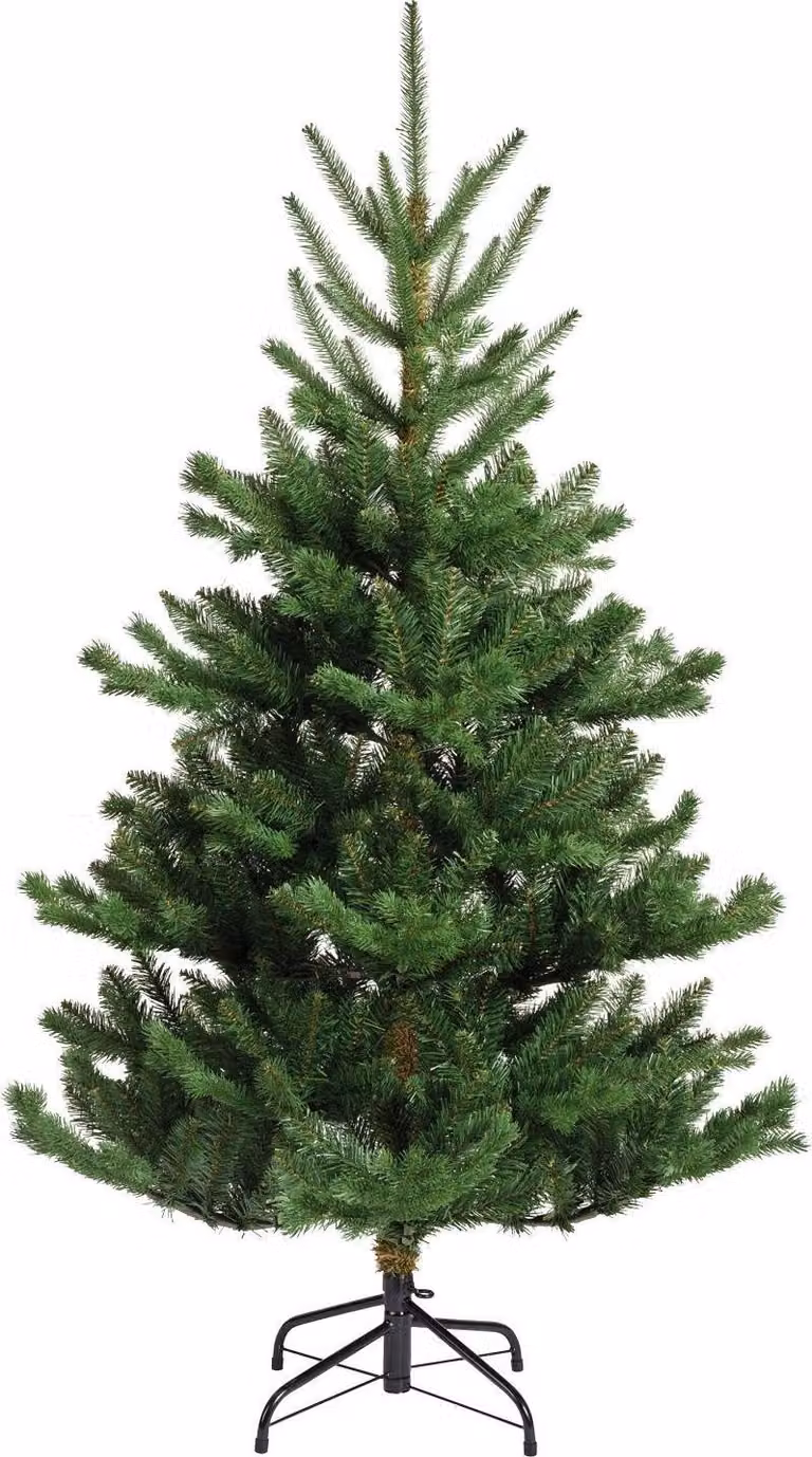 Abete artificiale - verde - plastica - aspetto aghi veri
