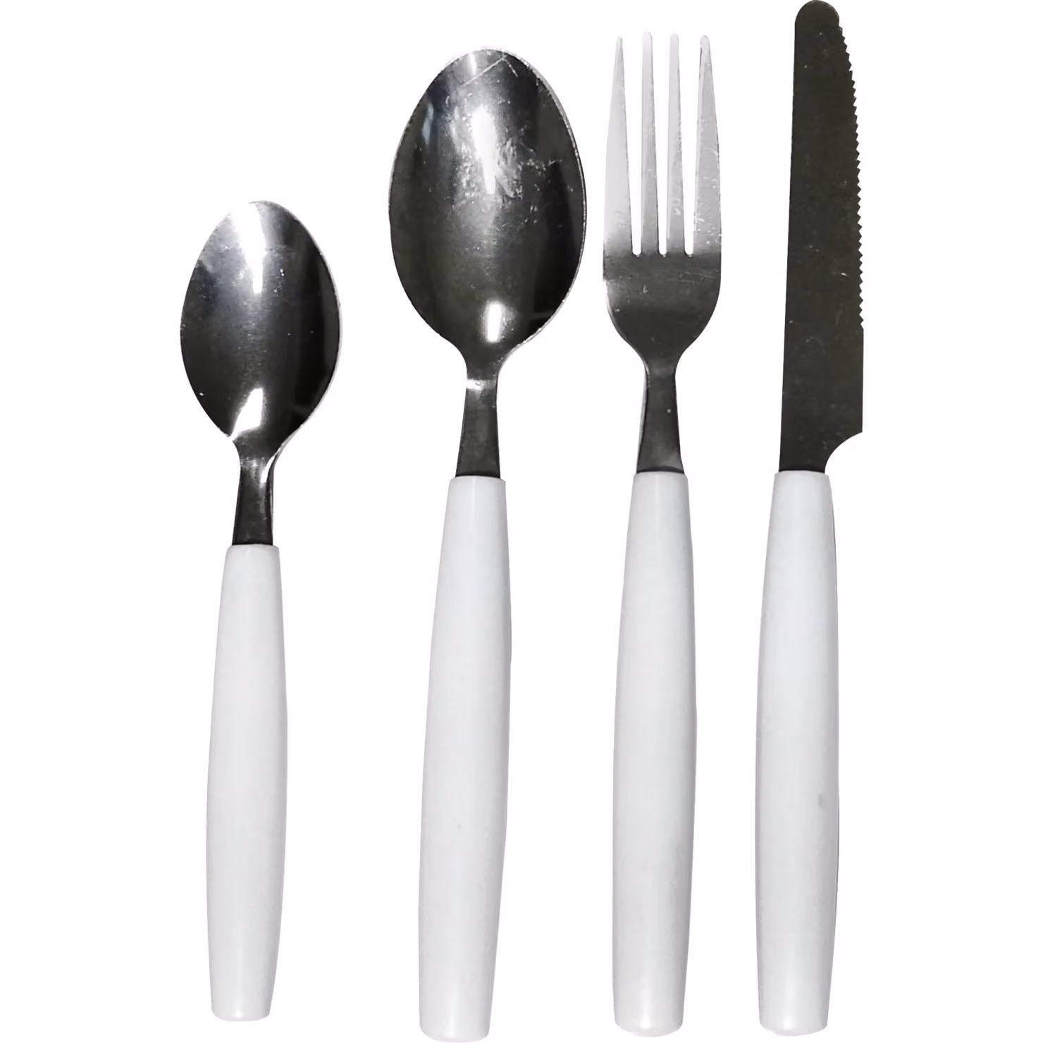Servizio posate Avril Gusto Casa in acciaio inox lucido, 24 pezzi, colore bianco