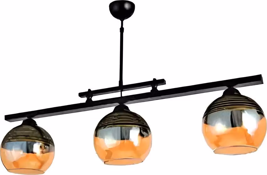 Deckenlampe Schwarze Leuchte Wohnzimmer Luxus Lampe Pendelleuchte 20x65