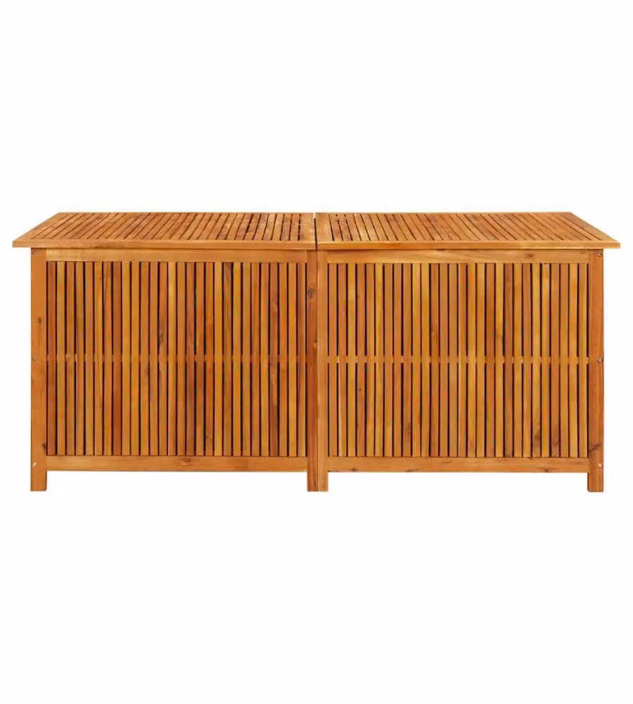vidaXL Contenitore da Giardino in Legno di Acacia Oliato Marrone L: 175 cm, P: 80 cm, H: 75 cm – 2