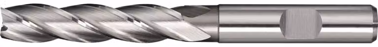 Fresa a gambo DIN 844 tipo N Lunghezza nominale 12 mm Lunghezza utile 63 mm HSS-Co8 DIN 1835 B Numero di taglienti 4 lunghi