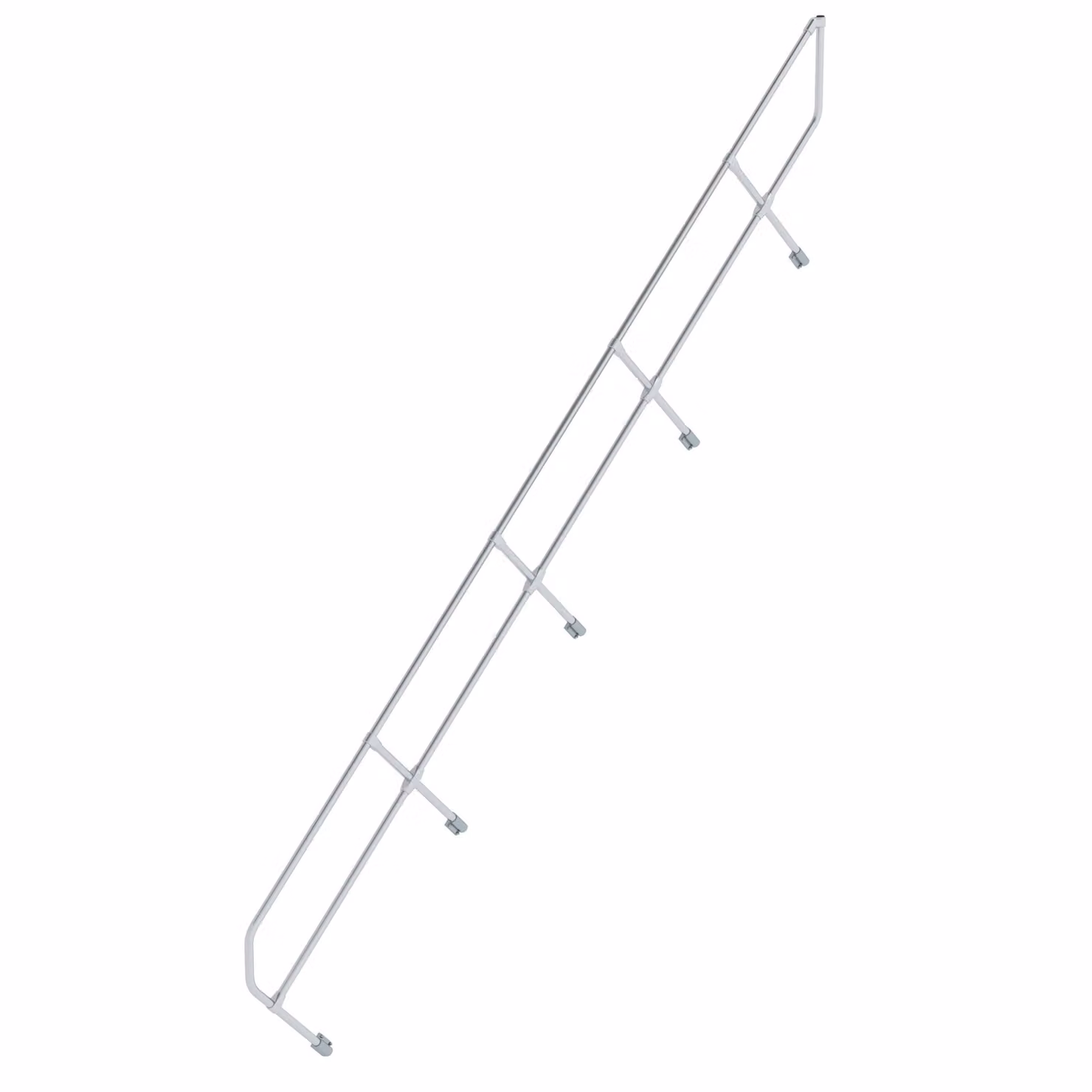 Secondo corrimano per scala 45° 17 gradini