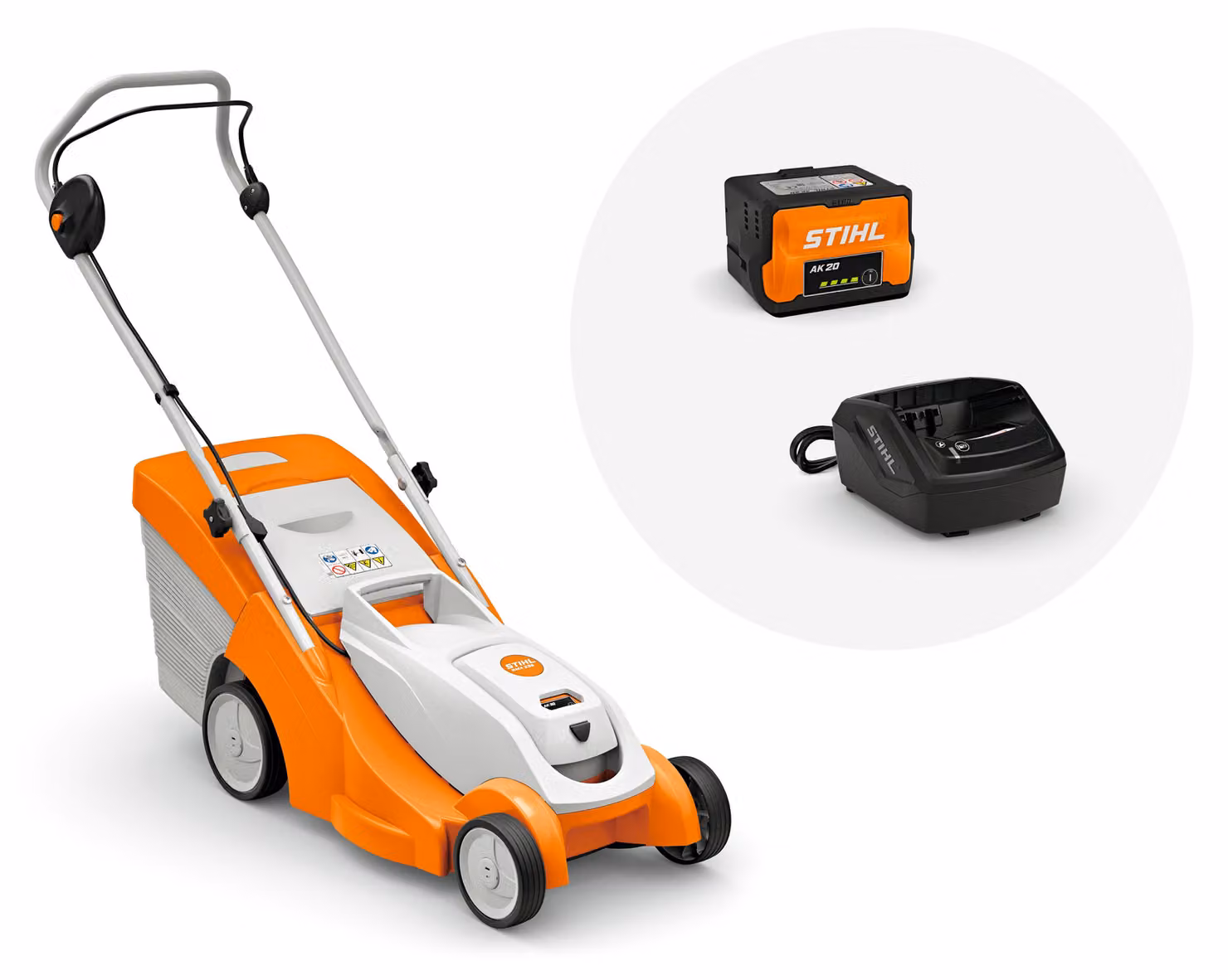 Tosaerba a batteria RMA 239 Set con batteria AK 20 + caricabatterie AL 101