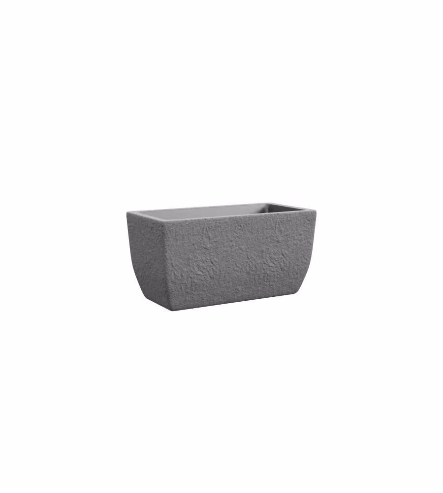 Vaso Petram 80 Teraplast Grigio Pietra L: 42 cm, P: 81 cm, H: 40,4 cm