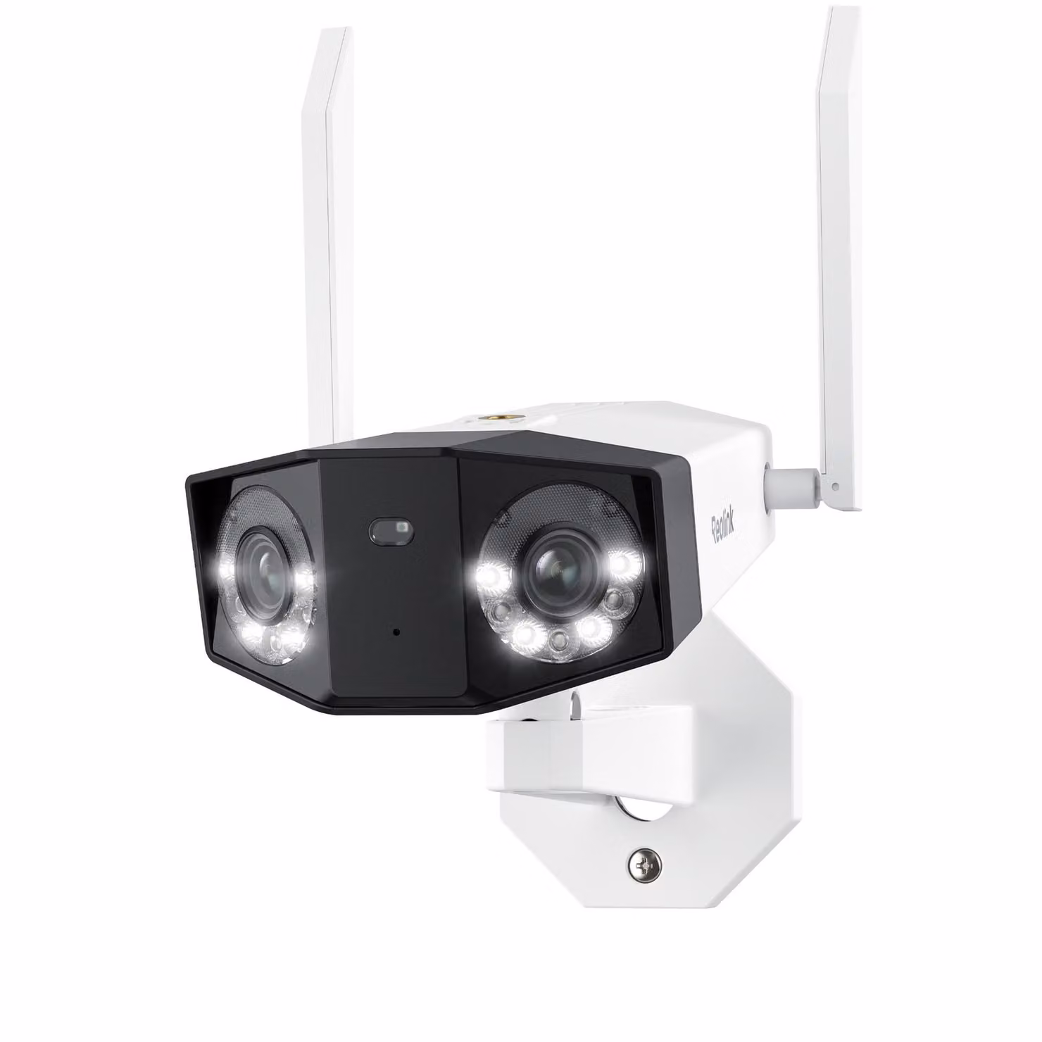 Reolink Duo 2 WiFi, telecamera di sorveglianza per esterni 4K 8MP a doppio obiettivo WiFi a 2,4/5 GHz, panorama a 180°, rilevamento persone/veicoli/animali, visione notturna a colori