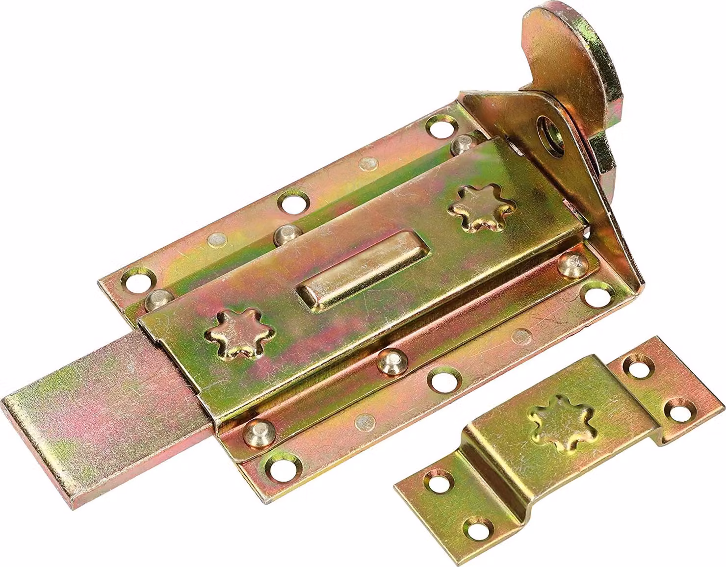KOTARBAU® Bullone di bloccaggio 180 mm Diritto Giallo Zincato Universale