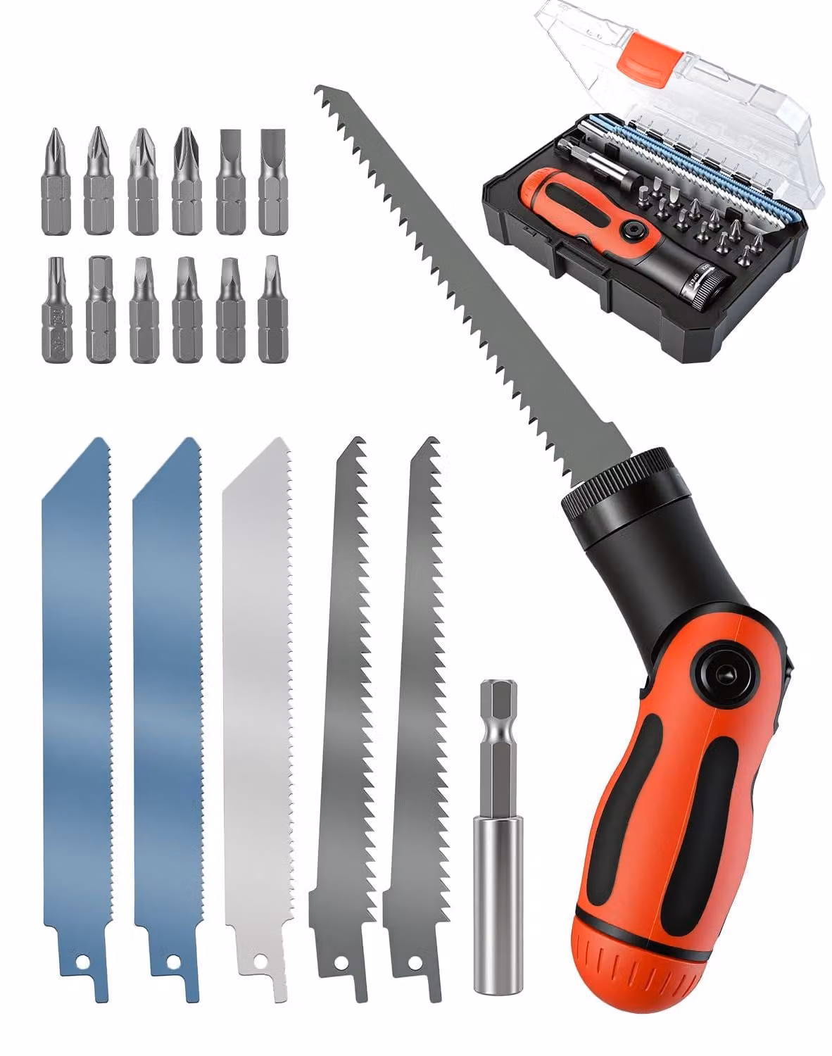 Set professionale per seghetto da legno, 18 pezzi