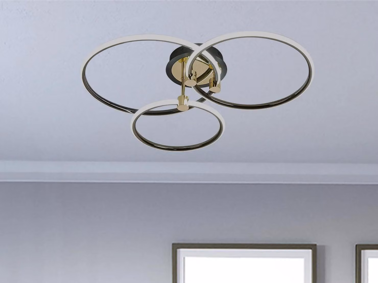 Lampada a soffitto a LED con telecomando, 64W - TB1301/BG
