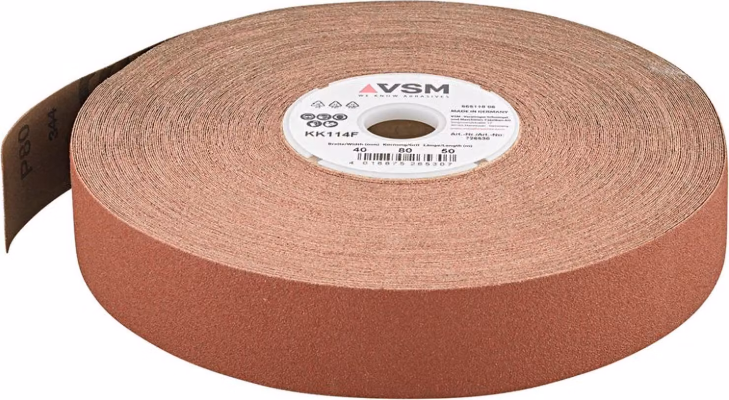 Panno abrasivo 40mm K180 economy roll m VSM