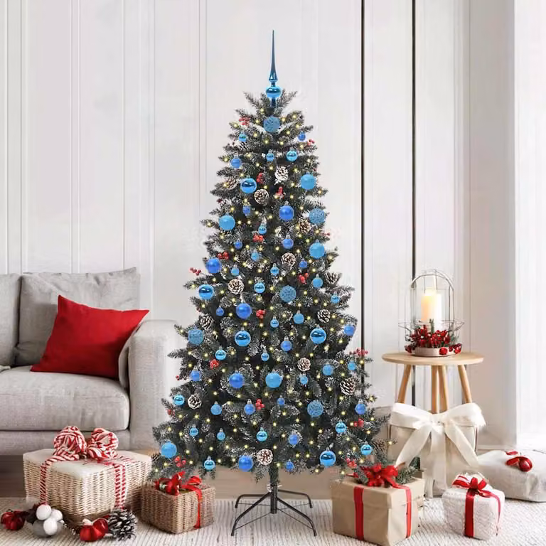 Maison Exclusive - Albero di Natale artificiale verde 180 cm PVC, plastica e acciaio