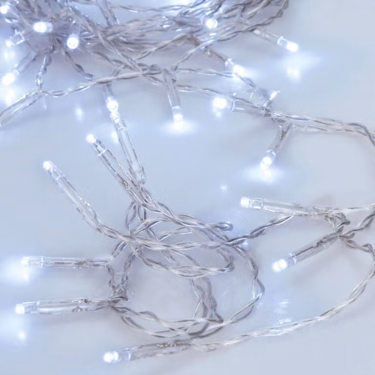 Fata LED a batteria 20 LEDS bianco freddo per interni
