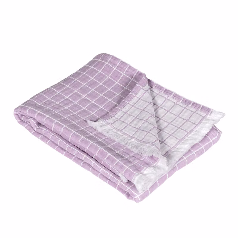BODRUM Plaid - Taglia: 130x180,Colore: BODRUM - LAVANDA