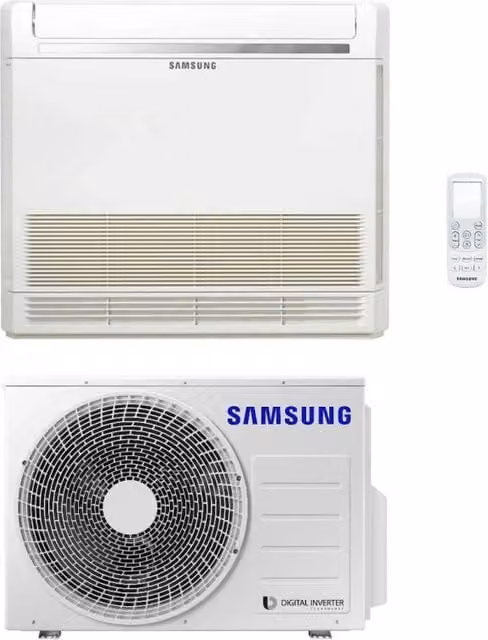 Condizionatore Samsung Inverter Console 12000 Btu AC035RNJDKG/EU Bianco con Telecomando e Wi-Fi Opzionale