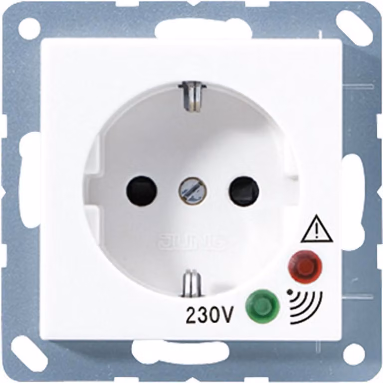 Presa SCHUKO 16A 250V bianco alpino - Presa A 521 UF WW