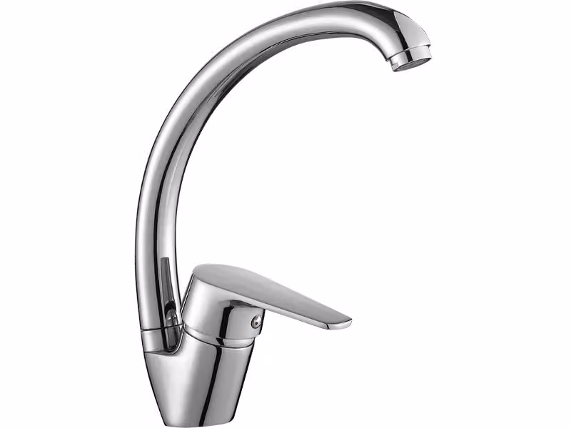 Miscelatore da cucina Miscelatore cromato Rubinetto per lavello da cucina Rubinetto per acqua