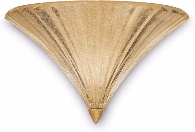 Applique Classica Santa Vetro Oro 1 Luce E14 Big