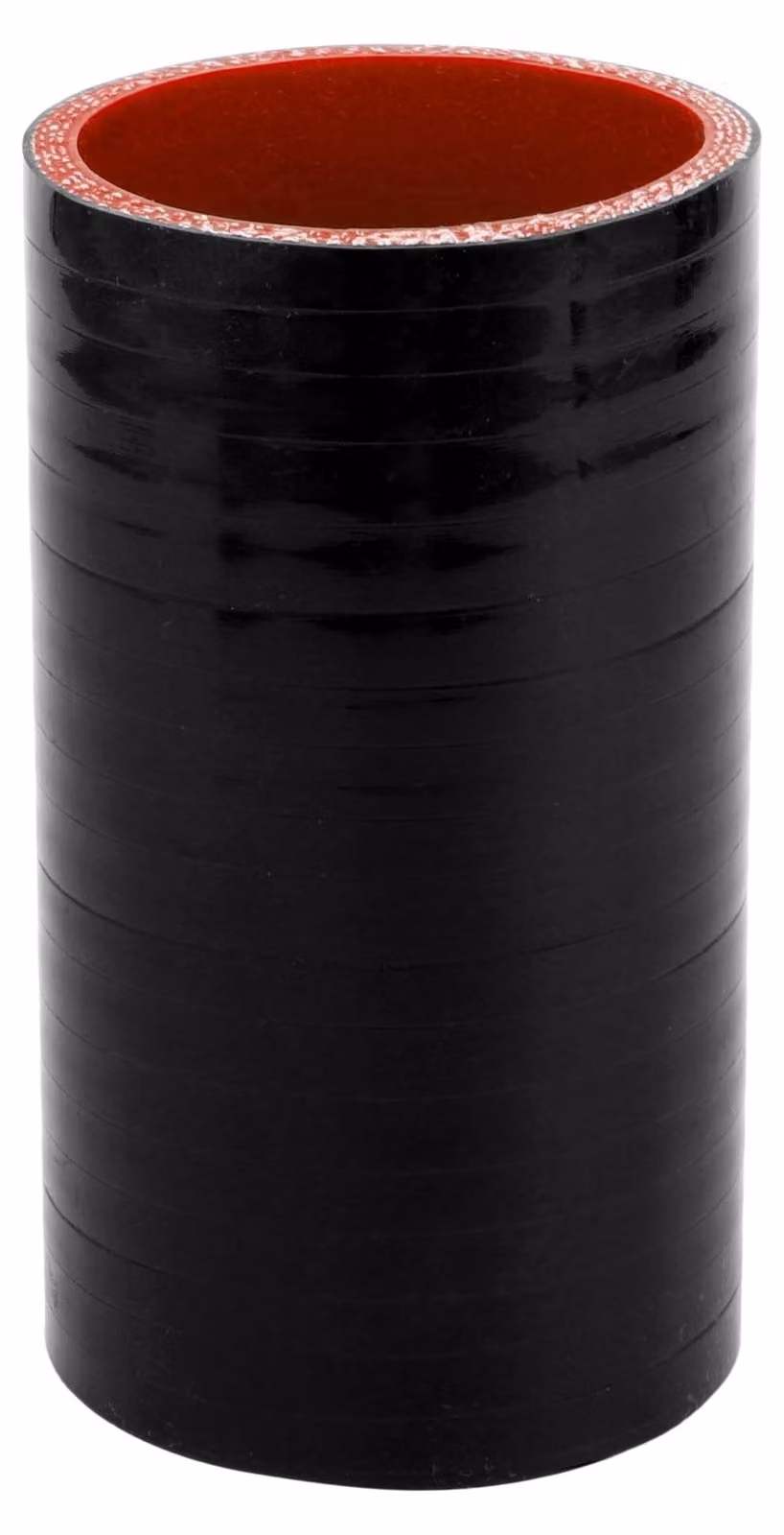 Elzusha - Tubo in silicone - Nero/Rosso - Diametro interno 60 mm - Lunghezza 127 mm - Tessuto multistrato - Resistente alle temperature fino a 300 °C - Tubo per il raffreddamento