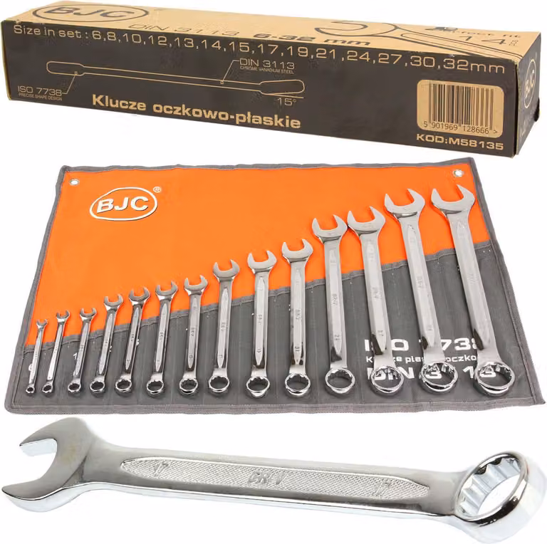 BJC Chiavi inglesi 6-32 mm, 14 pezzi M58135
