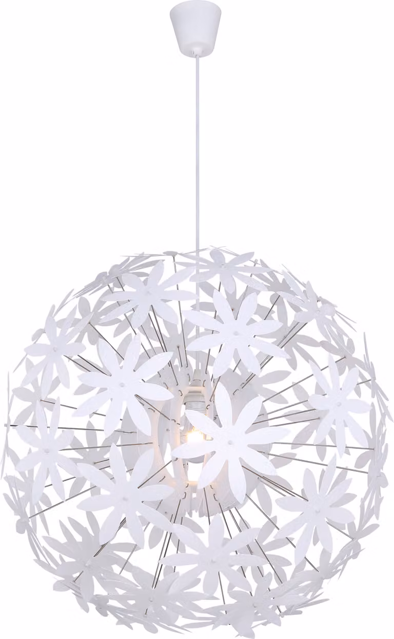Globo Lighting lampada a sospensione in plastica bianco opaco, 1x E27