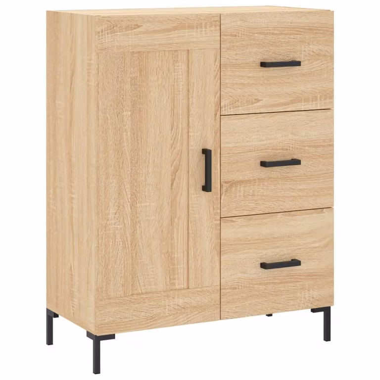 Credenza Rovere Sonoma 69,5x34x90 cm in Legno Multistrato