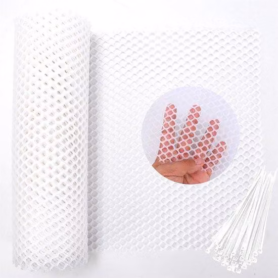 Intreccio in plastica, bianco, 30 cm x 3 m, giardino, artigianato