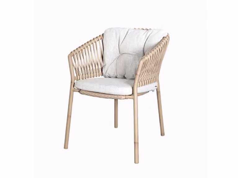 Ocean Sedia Natural con Cuscino Wove / Light Brown