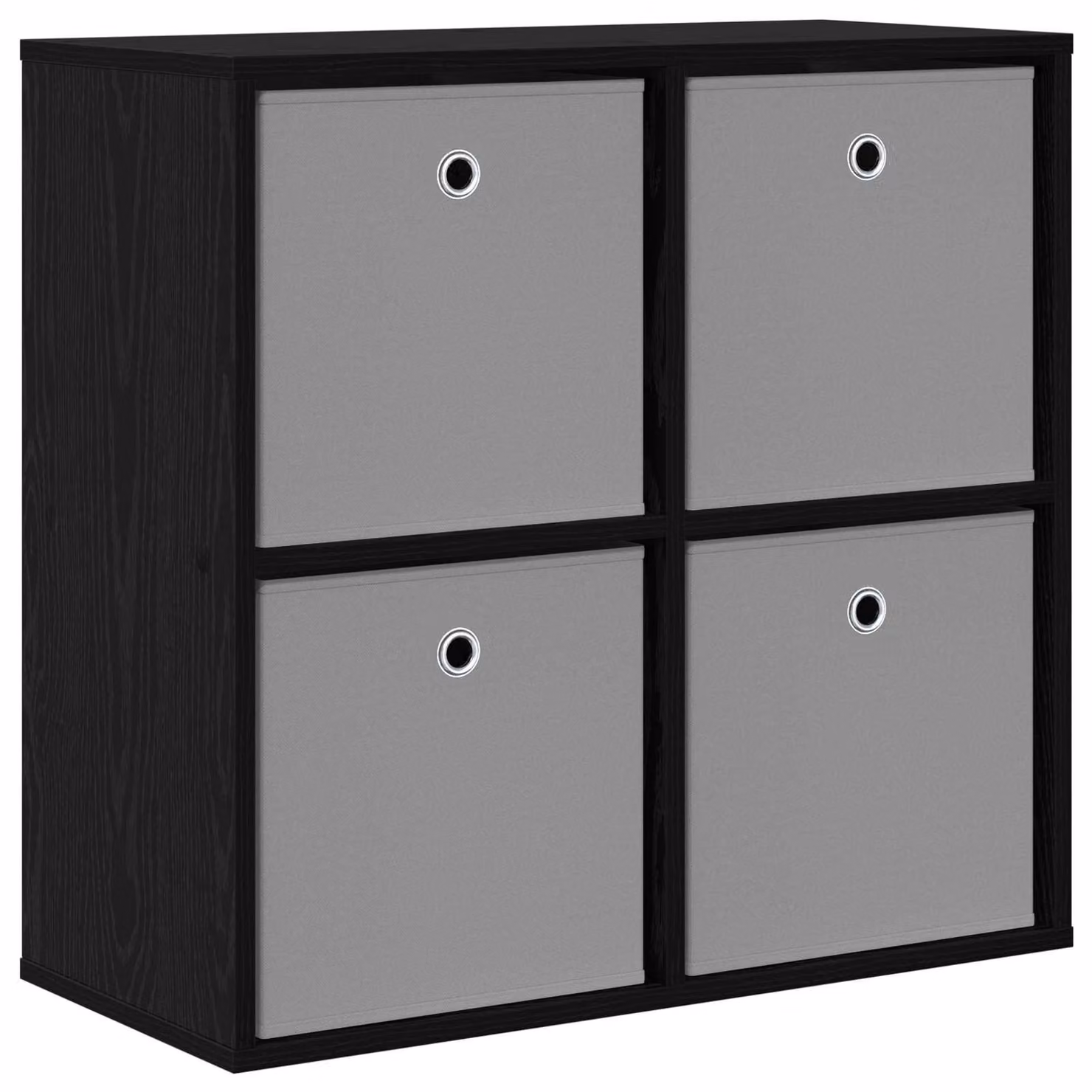 Credenza con cassetto Rovere Nero 68,5 x 32 x 67 cm