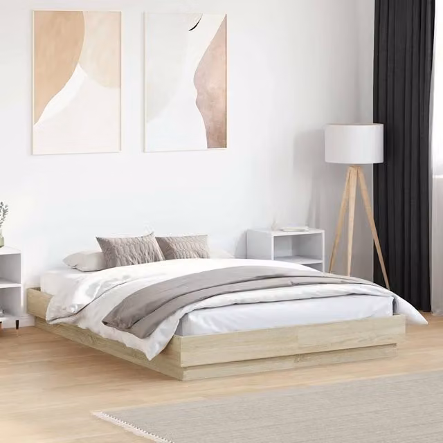 Giroletto Rovere Sonoma 135x190 cm in Legno Multistrato 3209879