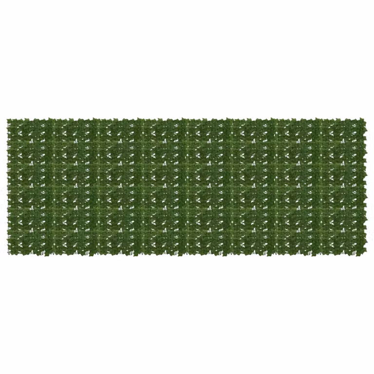 vidaXL Schermo per balcone con siepe artificiale verde, L 400 x H 150 cm