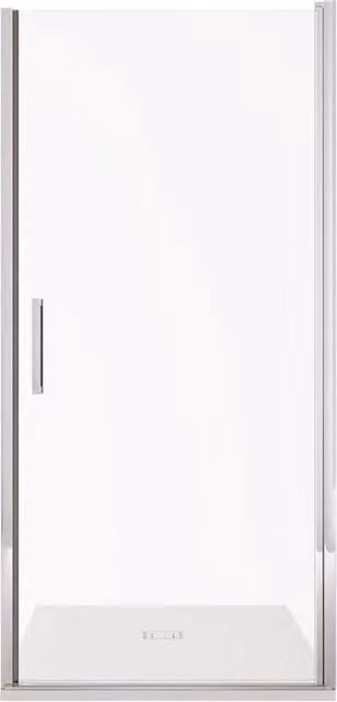 Porta Parete Doccia 1 Anta Batttente in Cristallo Trasparente 6mm H195 Bonussi Alexia 70 cm