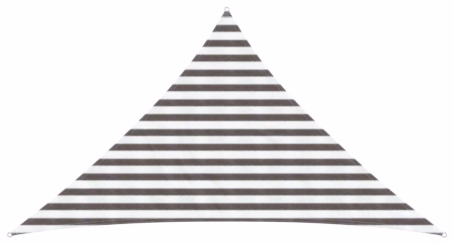 Telo Ombra Grigio chiaro e bianco 2,5 x 2,5 x 3,5 m HDPE