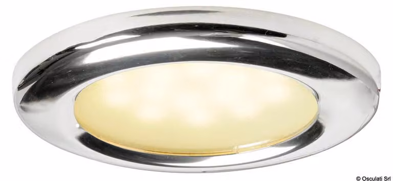 Plafoniera Vega VA acciaio lucido pol. 16 LED , 1 pezzo