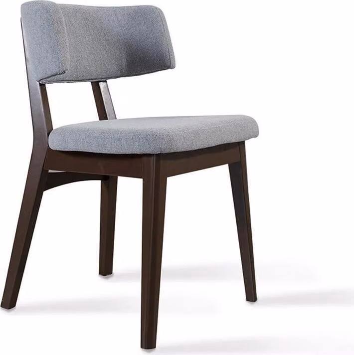 Moderne Holzstuhl Grau Stuhl Esszimmer Design Designer Einrichtung