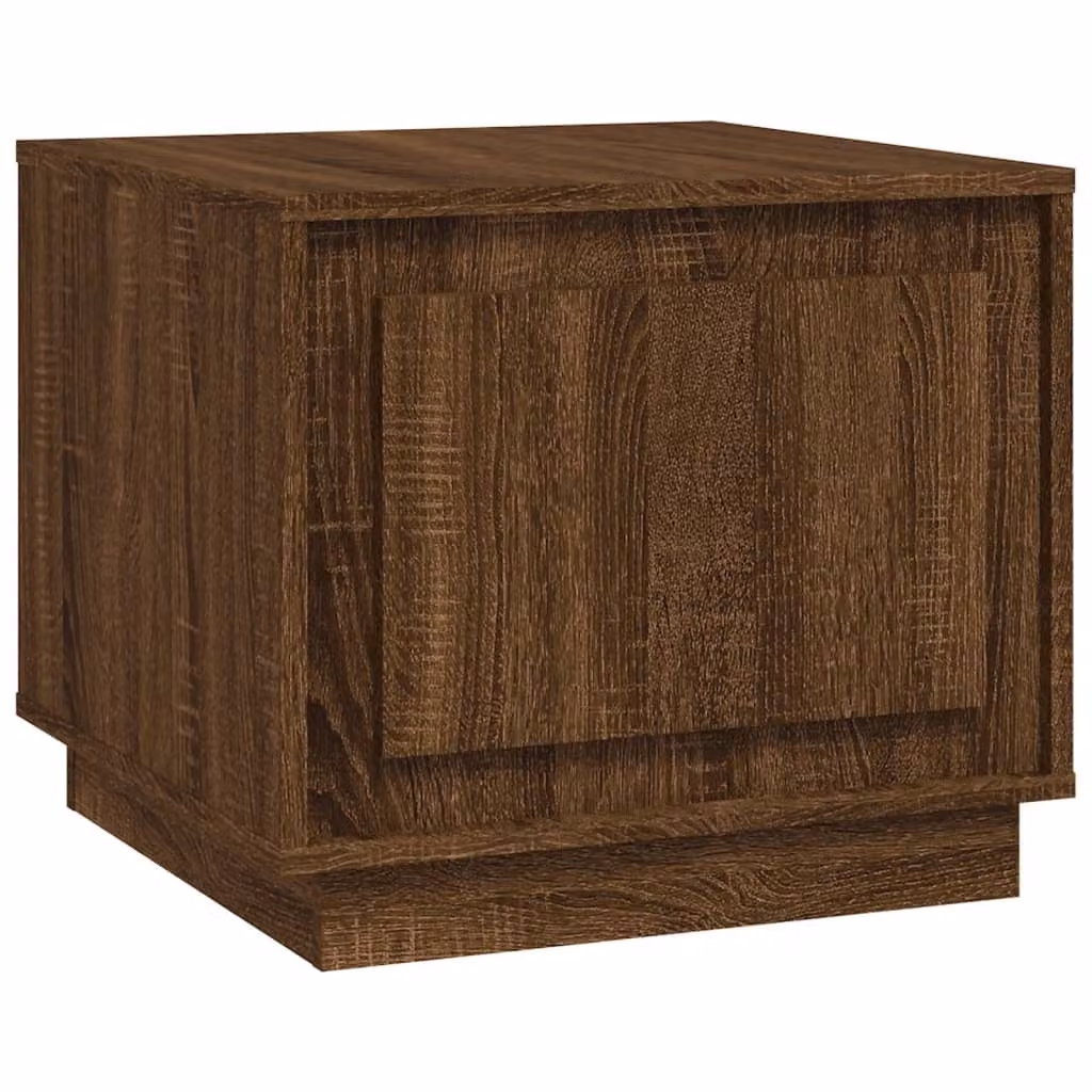 Tavolino da Salotto Rovere Marrone 51x50x44cm Legno Multistrato
