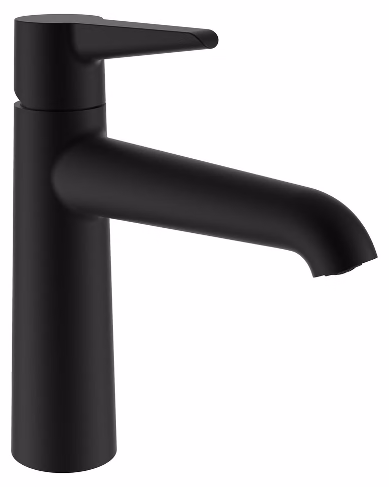 LAUFEN PURE Mitigeur monocommandé pour lavabo, bec fixe, saillie 140 mm, sans vidage, HF901704428000, HF901704428000