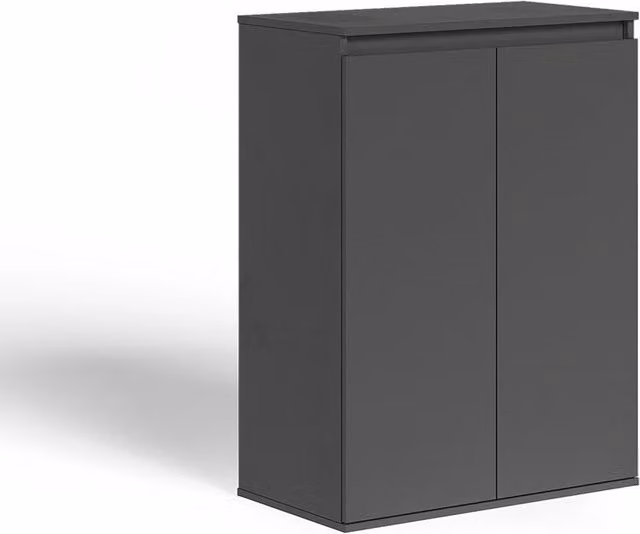 Cassettiera Claus Vicco Antracite con 2 porte L: 74 cm, H: 99.6 cm
