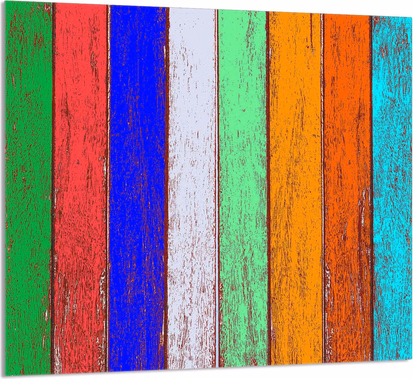 GLASPLATTE FÜR KÜCHE 65x60 Bunt