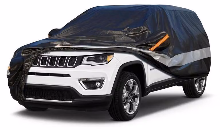 Copertura per auto, 10 strati, impermeabile, traspirante, colore nero, per Jeep Compass (2006-2022)