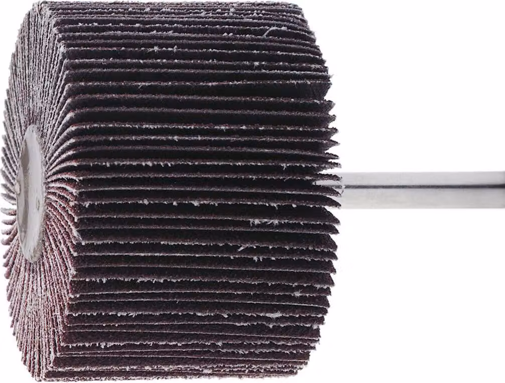 Levigatrice a lamelle Lukas 80x50 mm - Levigatrice a lamelle con corindone normale grana 60, accessorio di levigatura per trapano da 6 mm