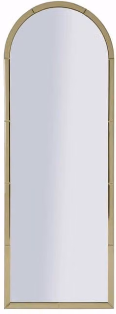 Specchio da parete ad arco Baku Vikasa Home con cornice oro L: 49 cm, H: 144 cm