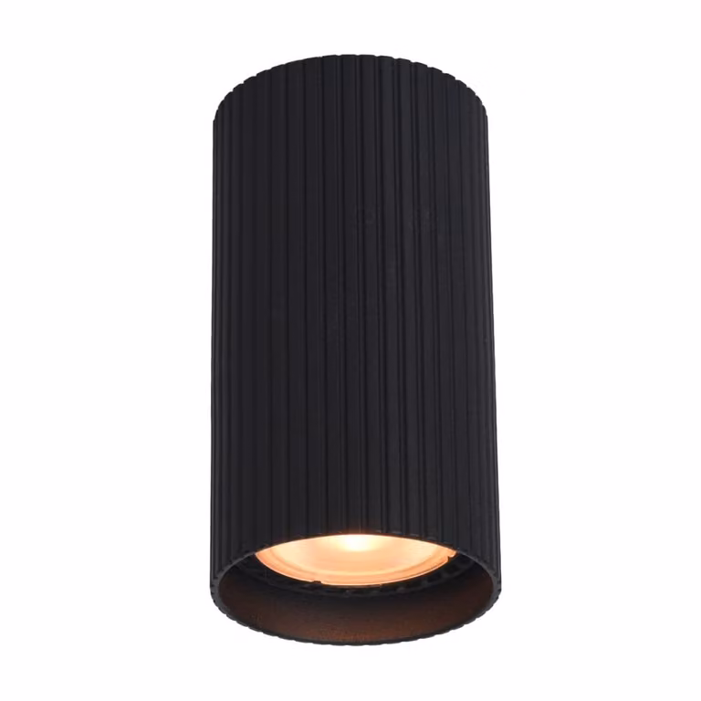 Faretto RILOK nero sabbiato 1xGU10x10W in alluminio, dimensioni: 10x5,5x5,5 cm, IP20, Italux