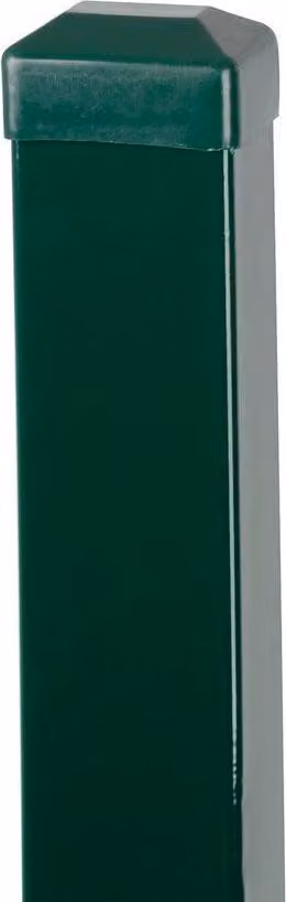 Palo Strend Pro EUROSTANDARD, 1700/60x40/1,25 mm, verde, quadrato, tappo, Zn+PVC, RAL6005