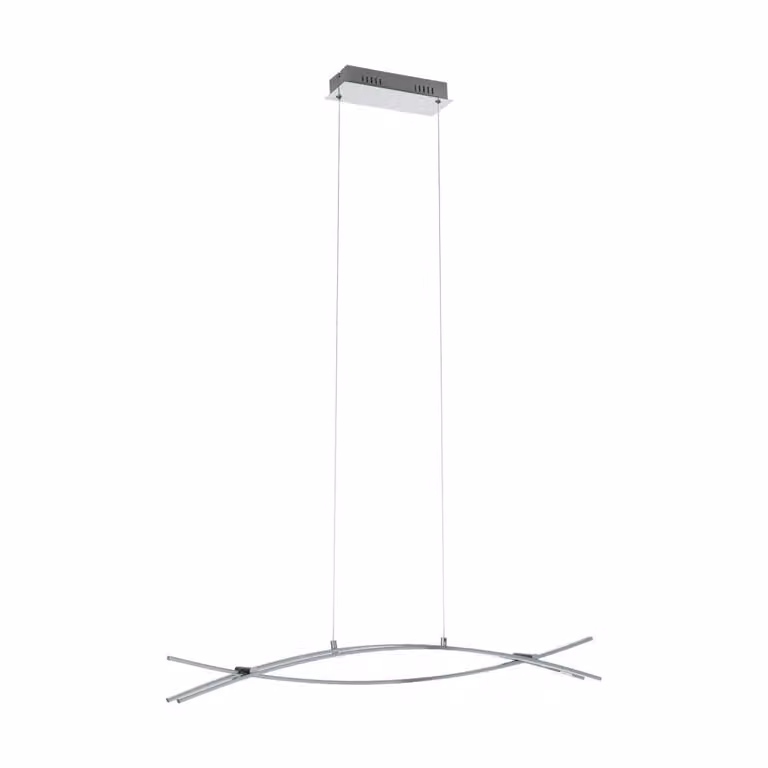 Lampada a sospensione LED cromo bianco Nevado