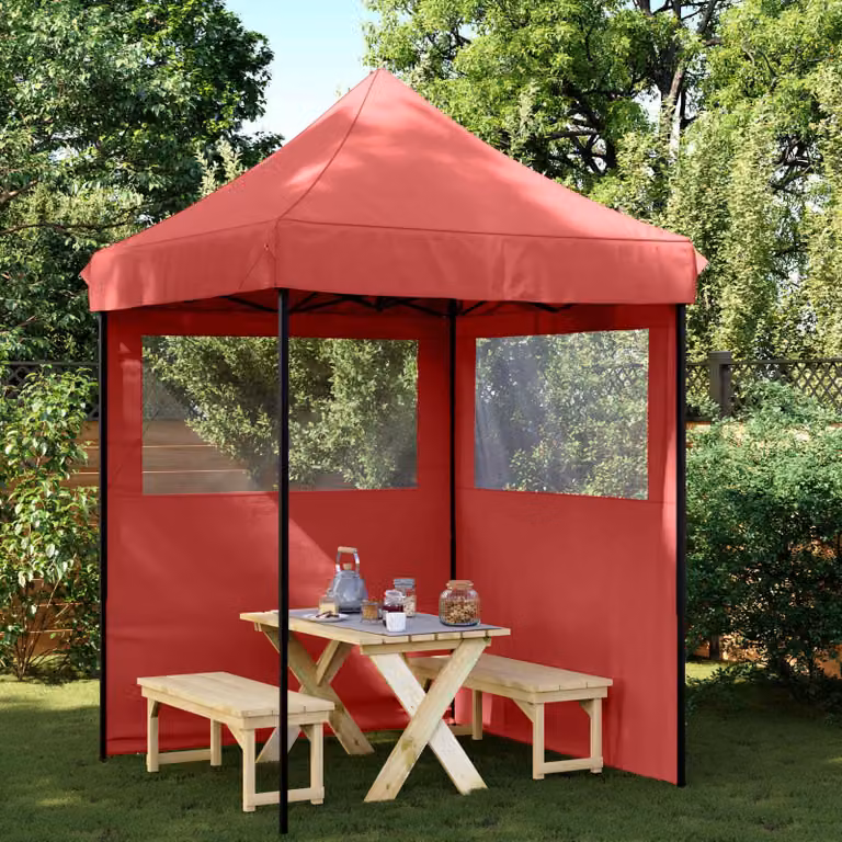 Maison Exclusive - Tenda per feste, 200 x 200 x 306 cm, colore bordeaux, tessuto Oxford