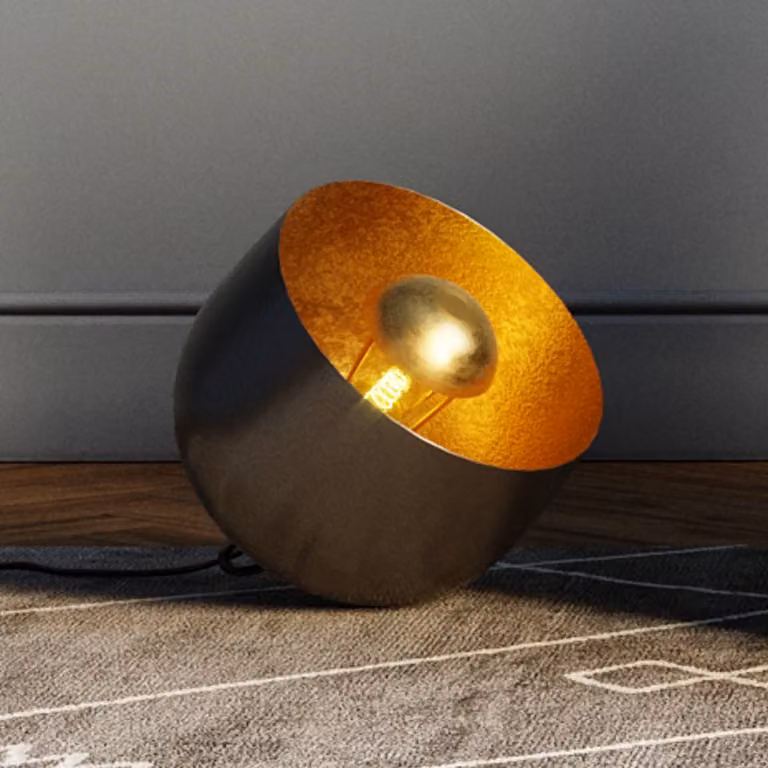 KARE Lampada da terra di design Apollon, Nero, Soggiorno / Sala da pranzo, Metallo, Design, Lampada da terra